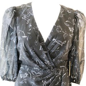 Anthropology’s Lovely Floral Print Halogen Brand Dress. Size: Small